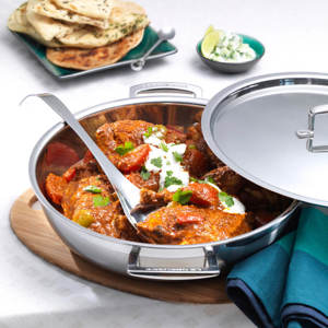 Le Creuset 3 Ply Stainless Steel Shallow Casserole